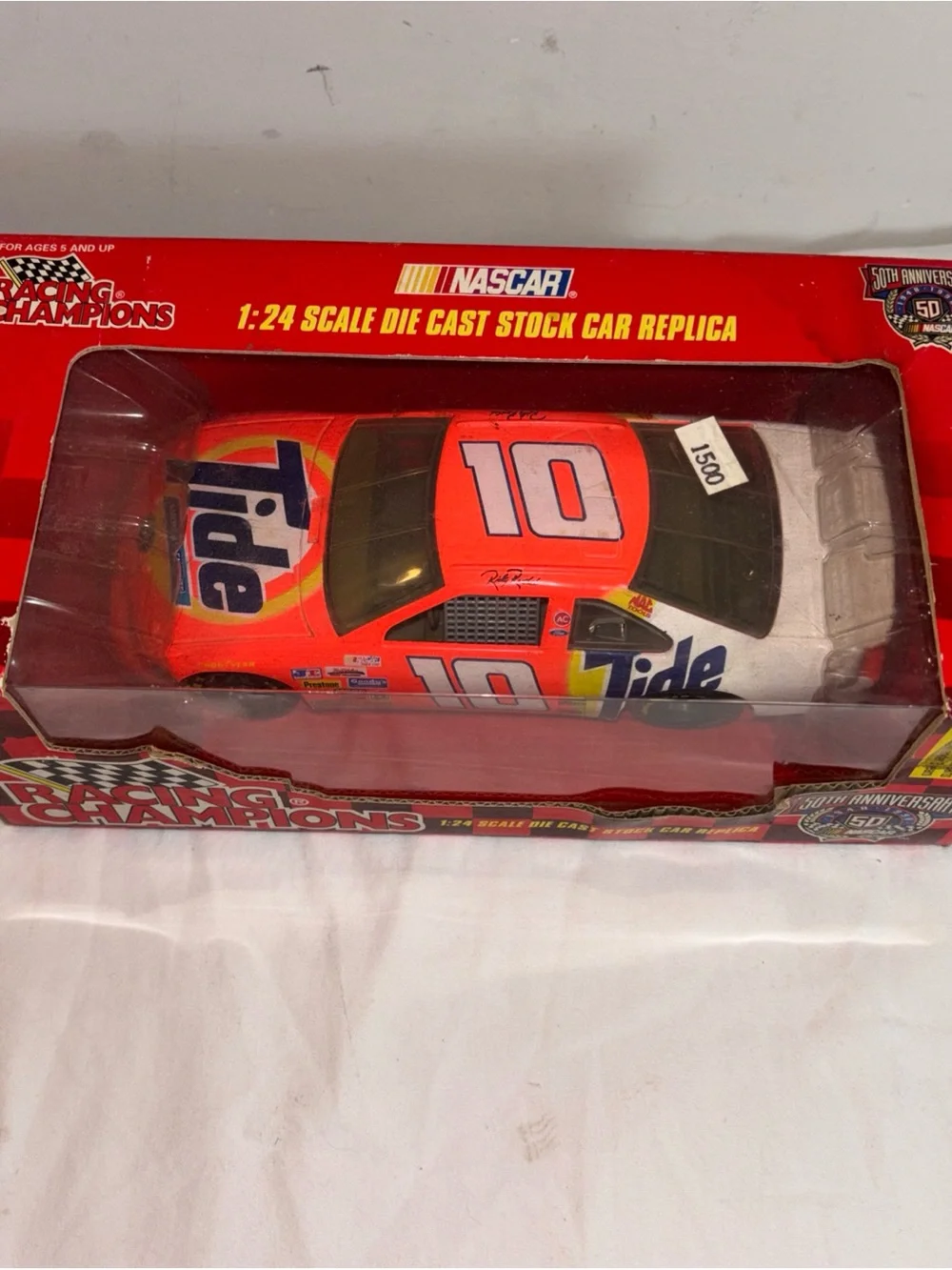 Nascar 1:24 Ricky Rudd Toy Die-Cast Car - Orange Tide #10